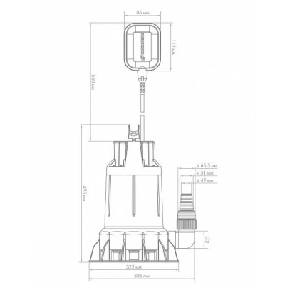 Насос дренажный Джилекс Дренажник 550/14 (5151)
